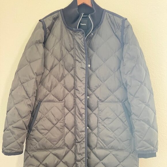 Theory Quilted Coat - Picture 1 of 10